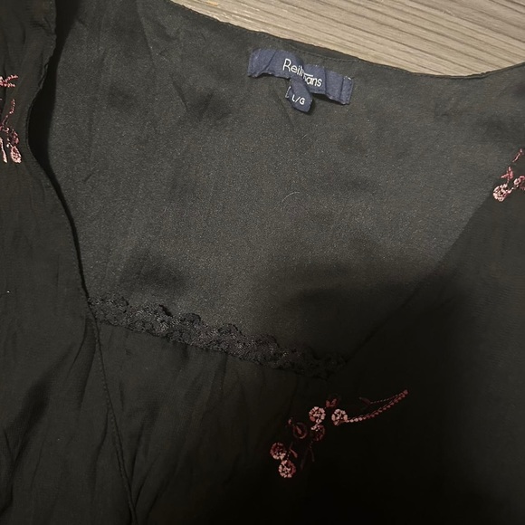 🌥️reitman tied float floral top - Picture 3 of 4